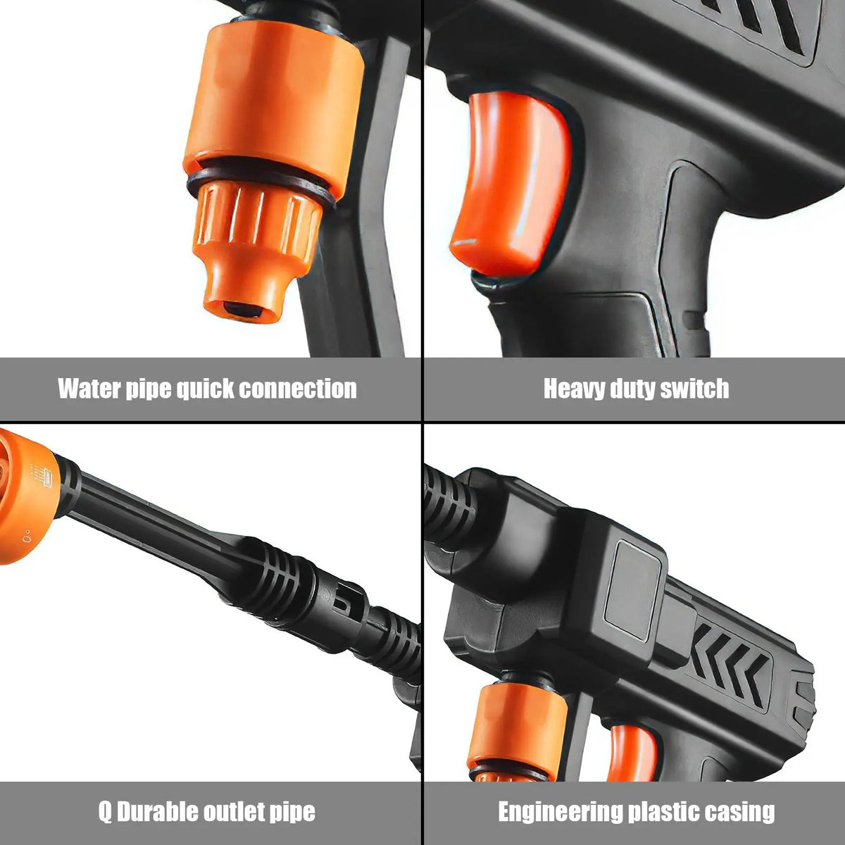 48V cordless car washer with 6-in-1 nozzle — product image 2