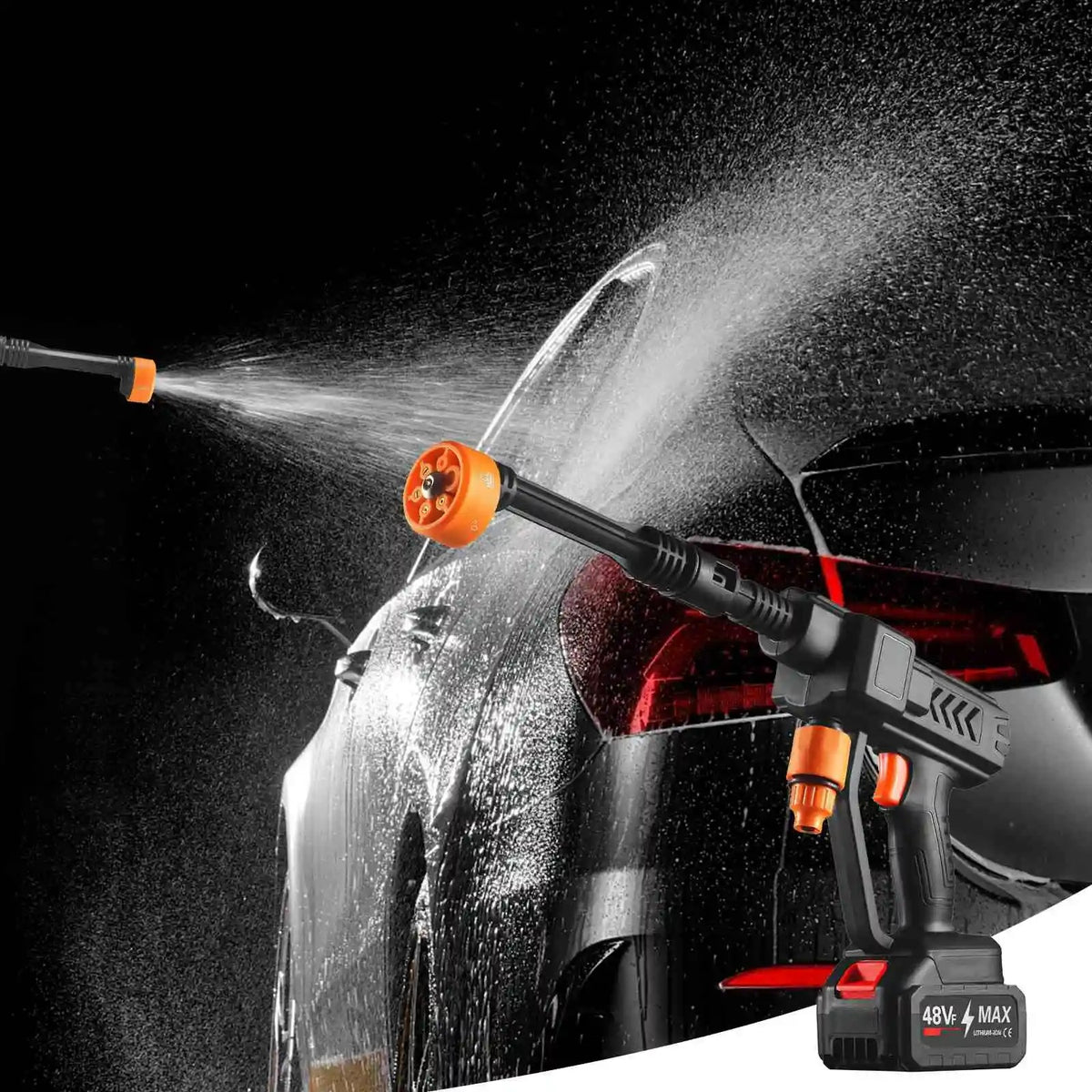 48V cordless car washer with 6-in-1 nozzle — product image 3
