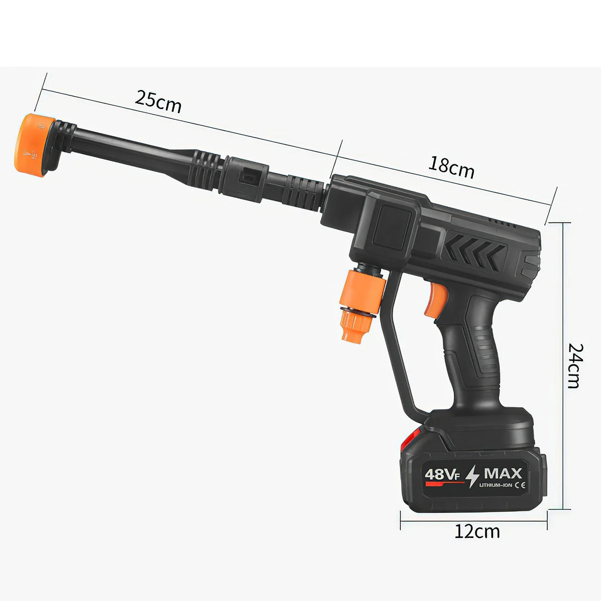48V cordless car washer with 6-in-1 nozzle — product image 4
