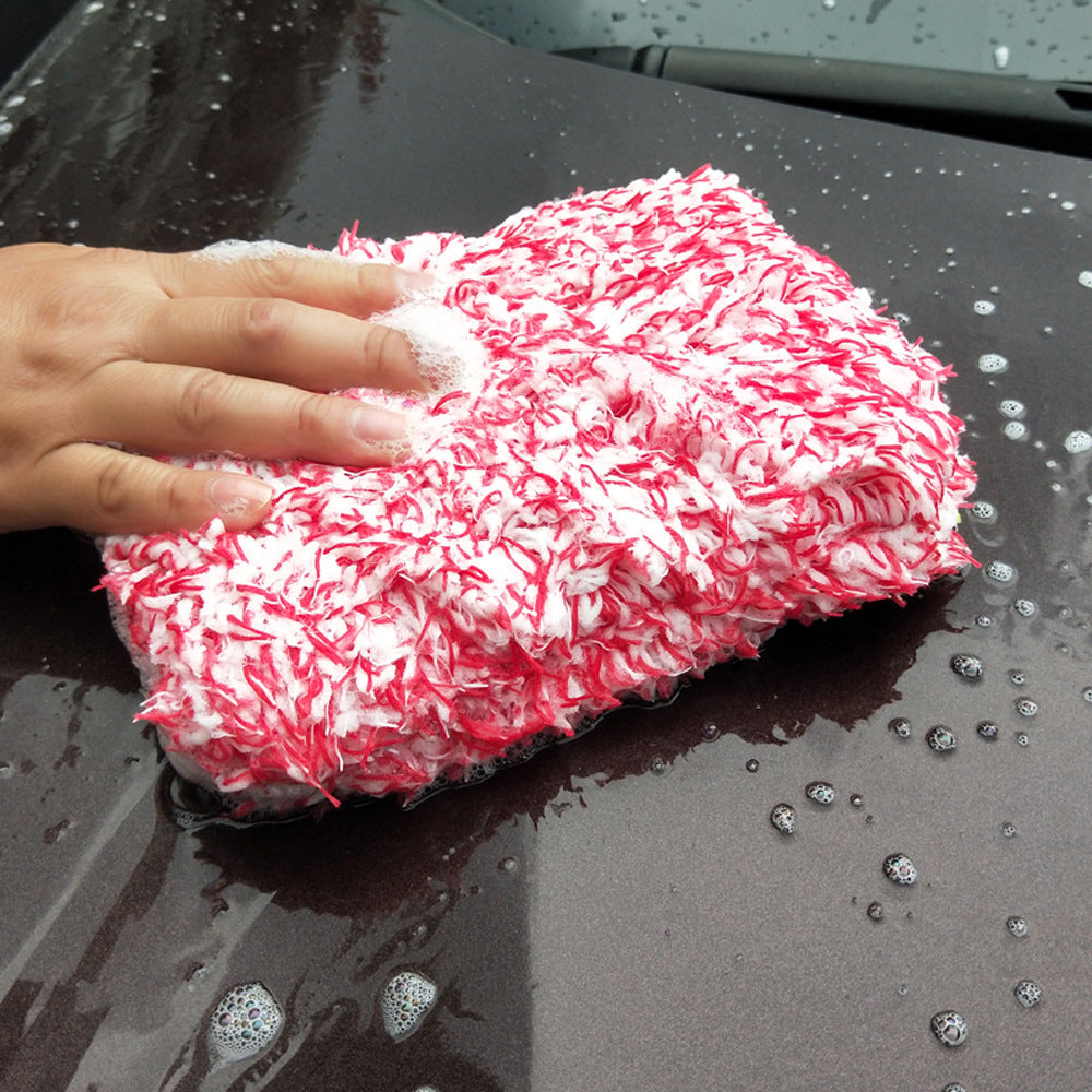 Plush Microfiber Car Wash Sponge – product detail view 5