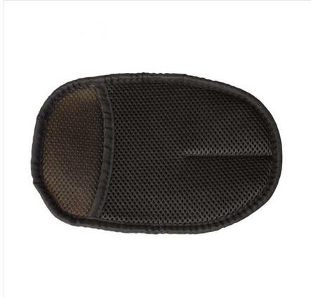 Black soft car wash glove — single glove option