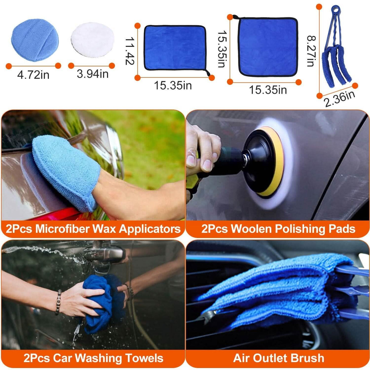 26-Piece Car Detailing Brush Kit – product detail view 5