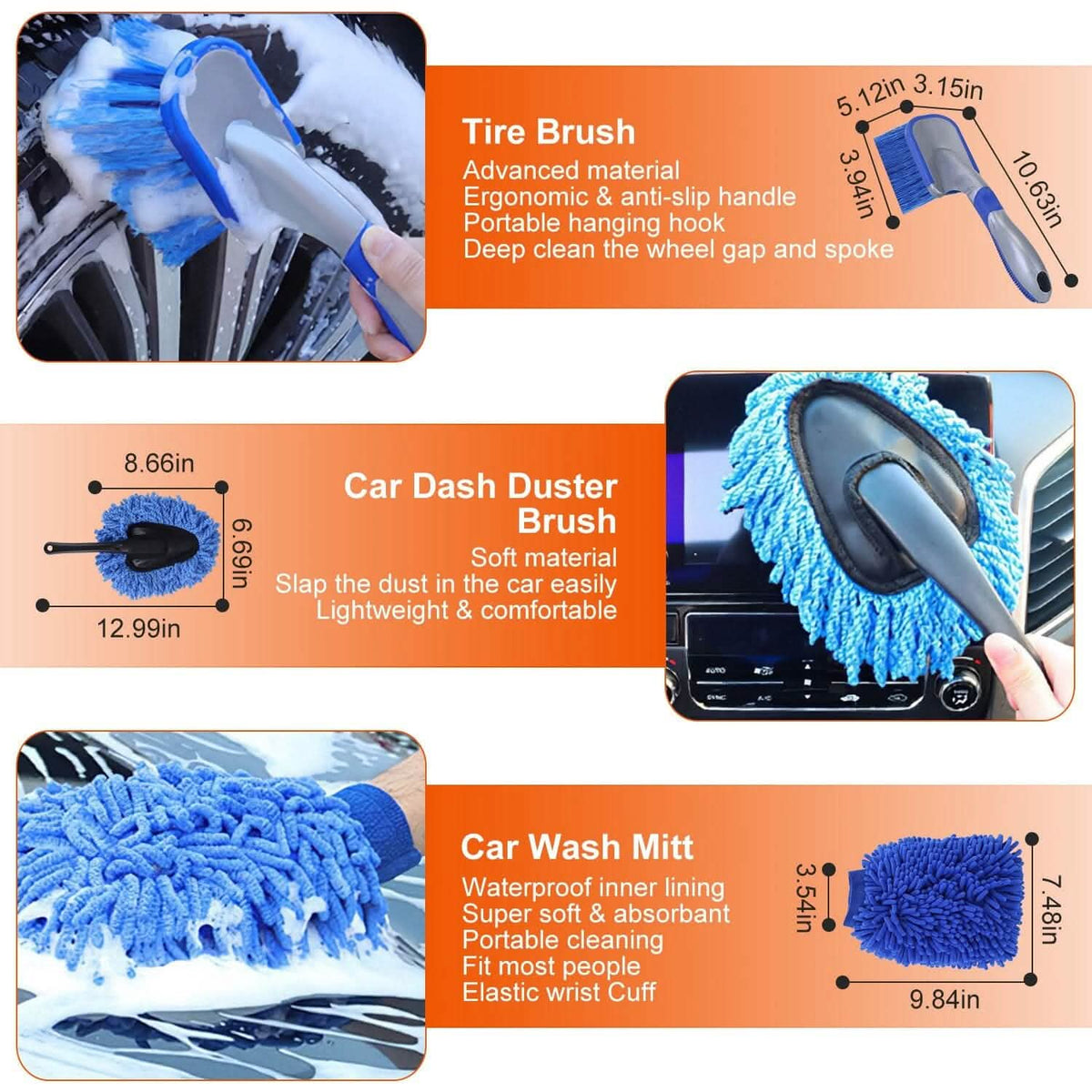 26-Piece Car Detailing Brush Kit – product detail view 7