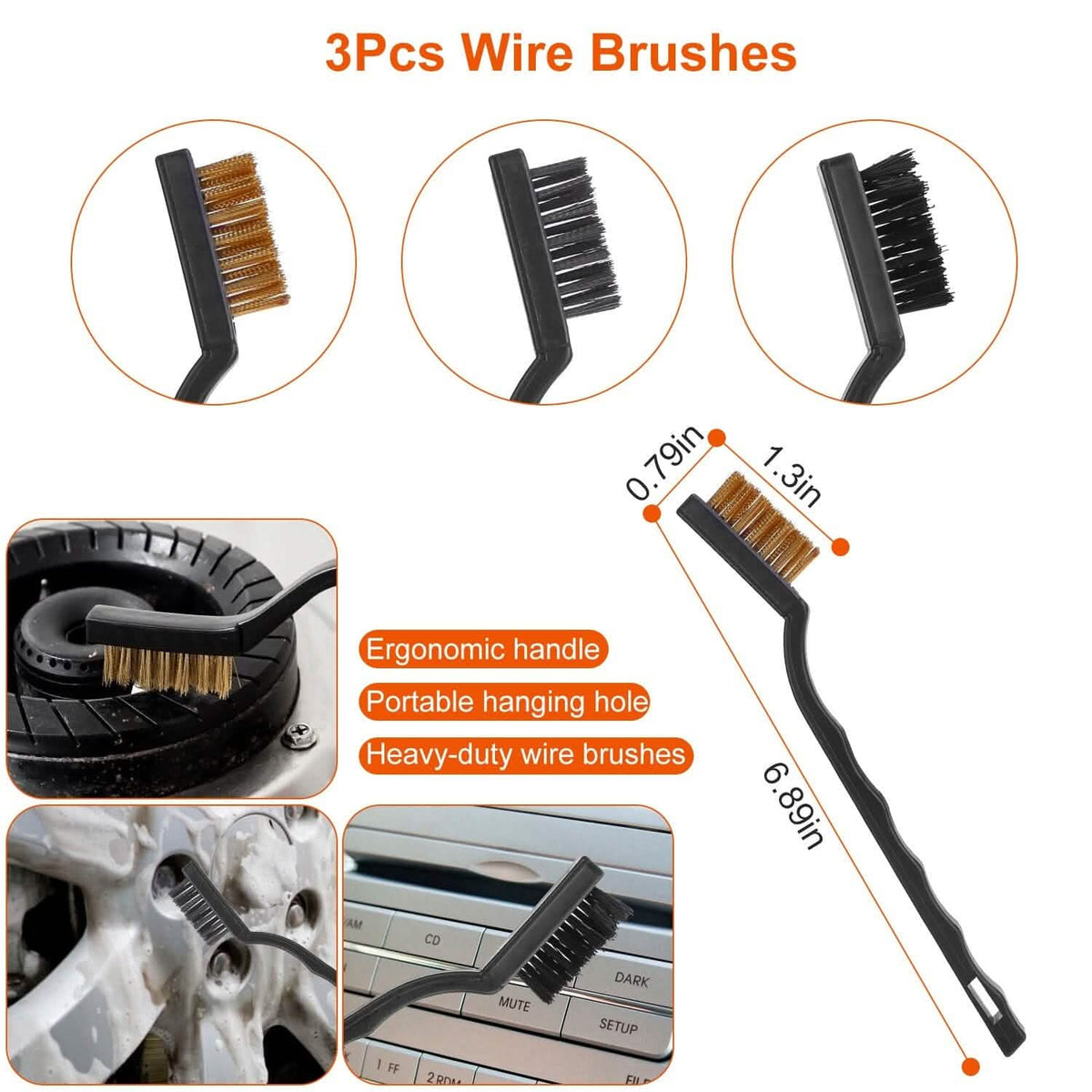 26-Piece Car Detailing Brush Kit – product detail view 3