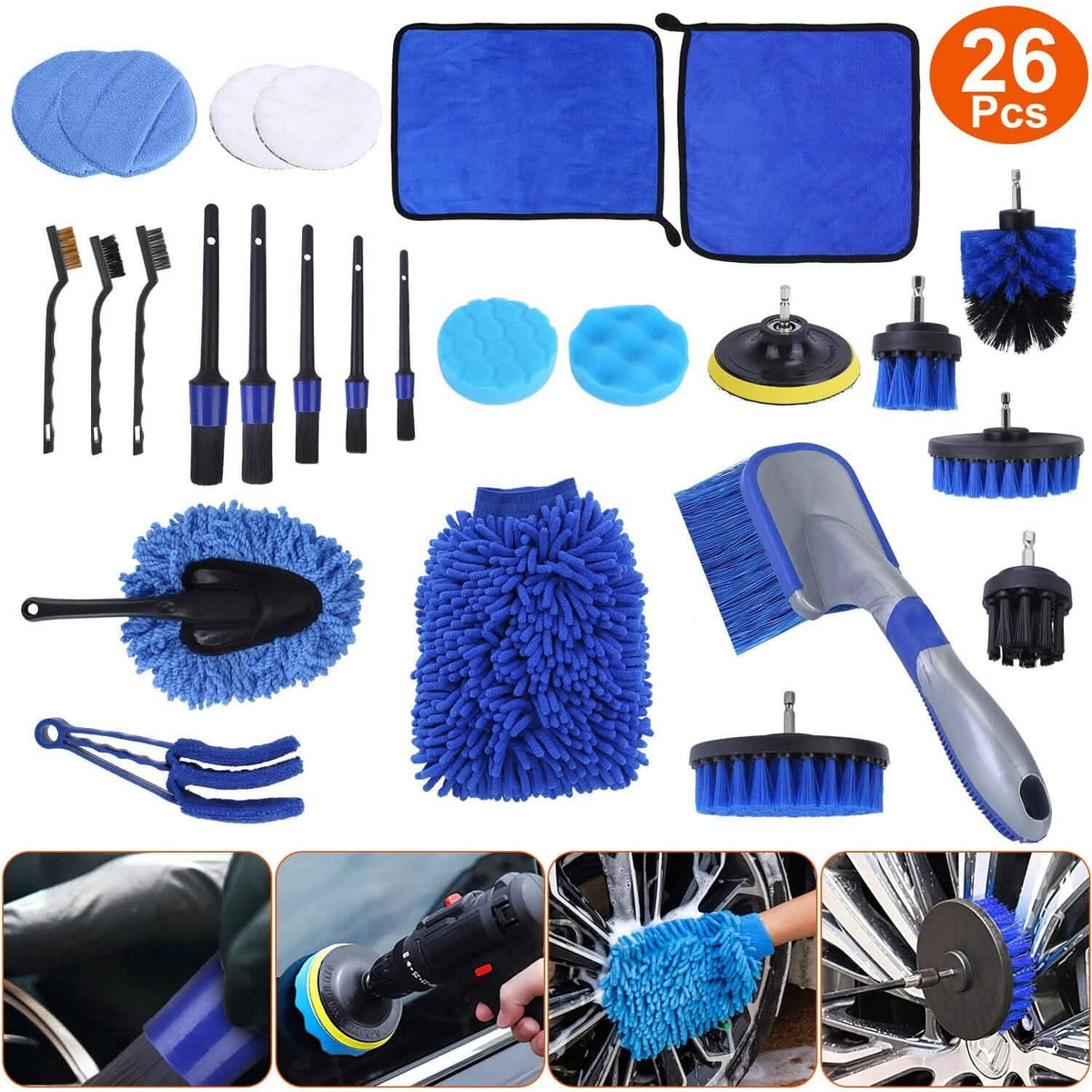 26-Piece Car Detailing Brush Kit – product detail view 2
