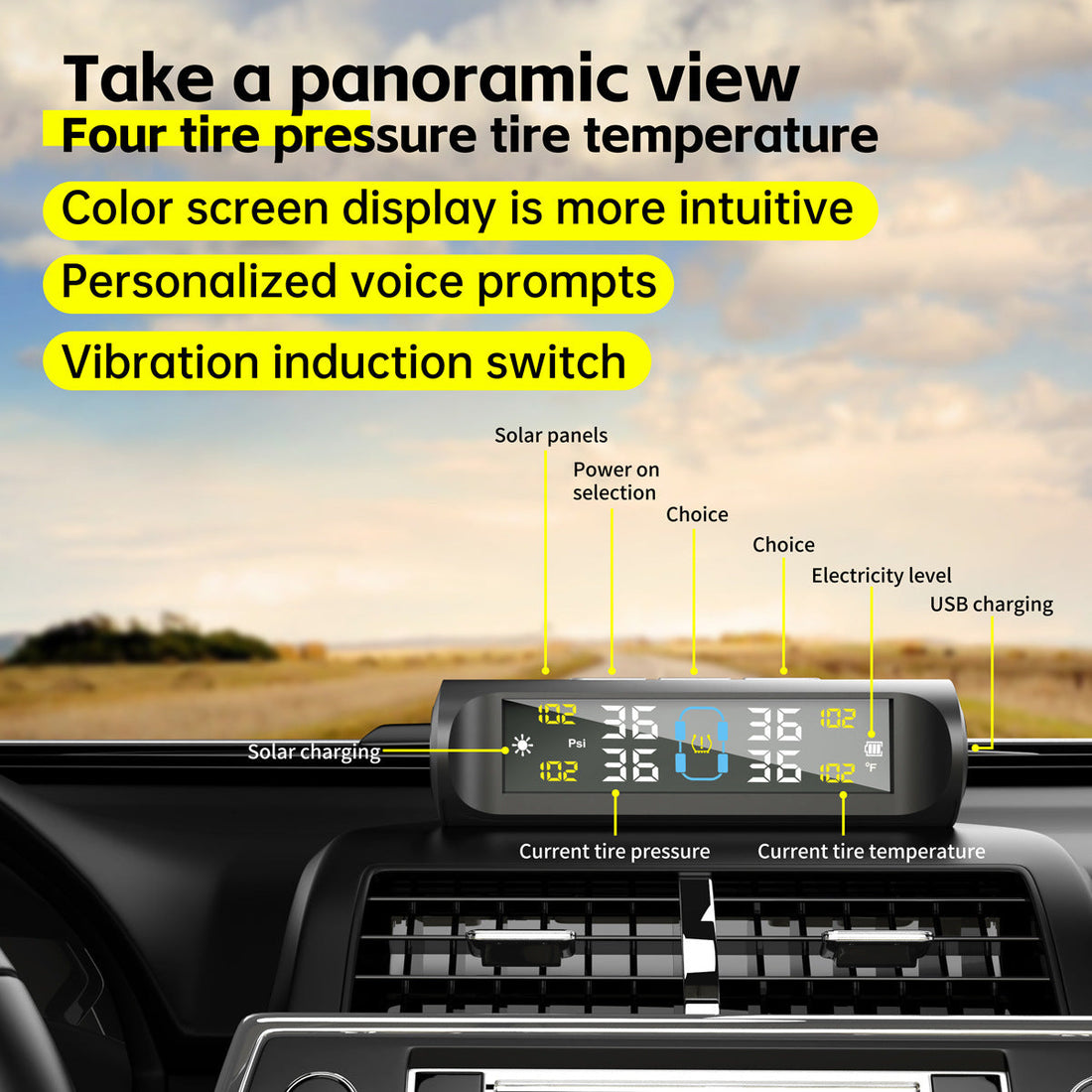 Solar TPMS with 4 Sensors - main product image