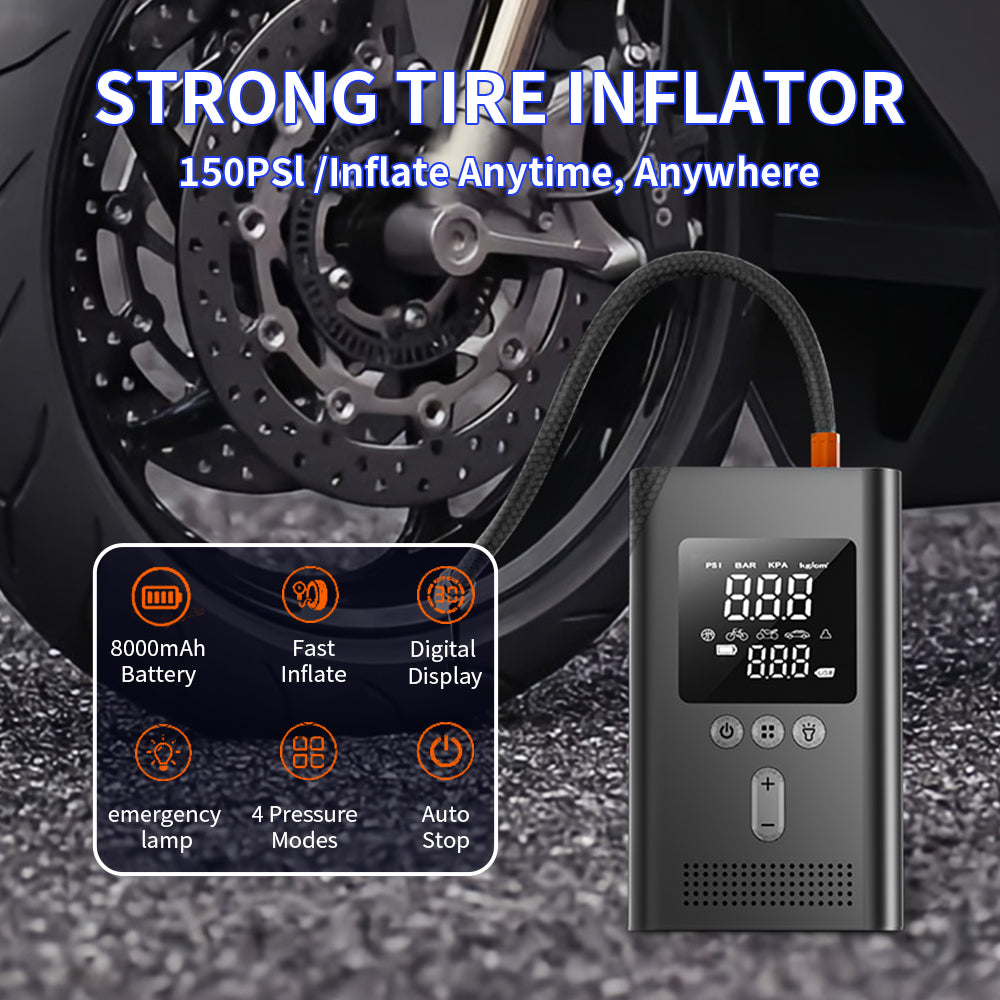 150 PSI jump starter and air inflator – product use and features