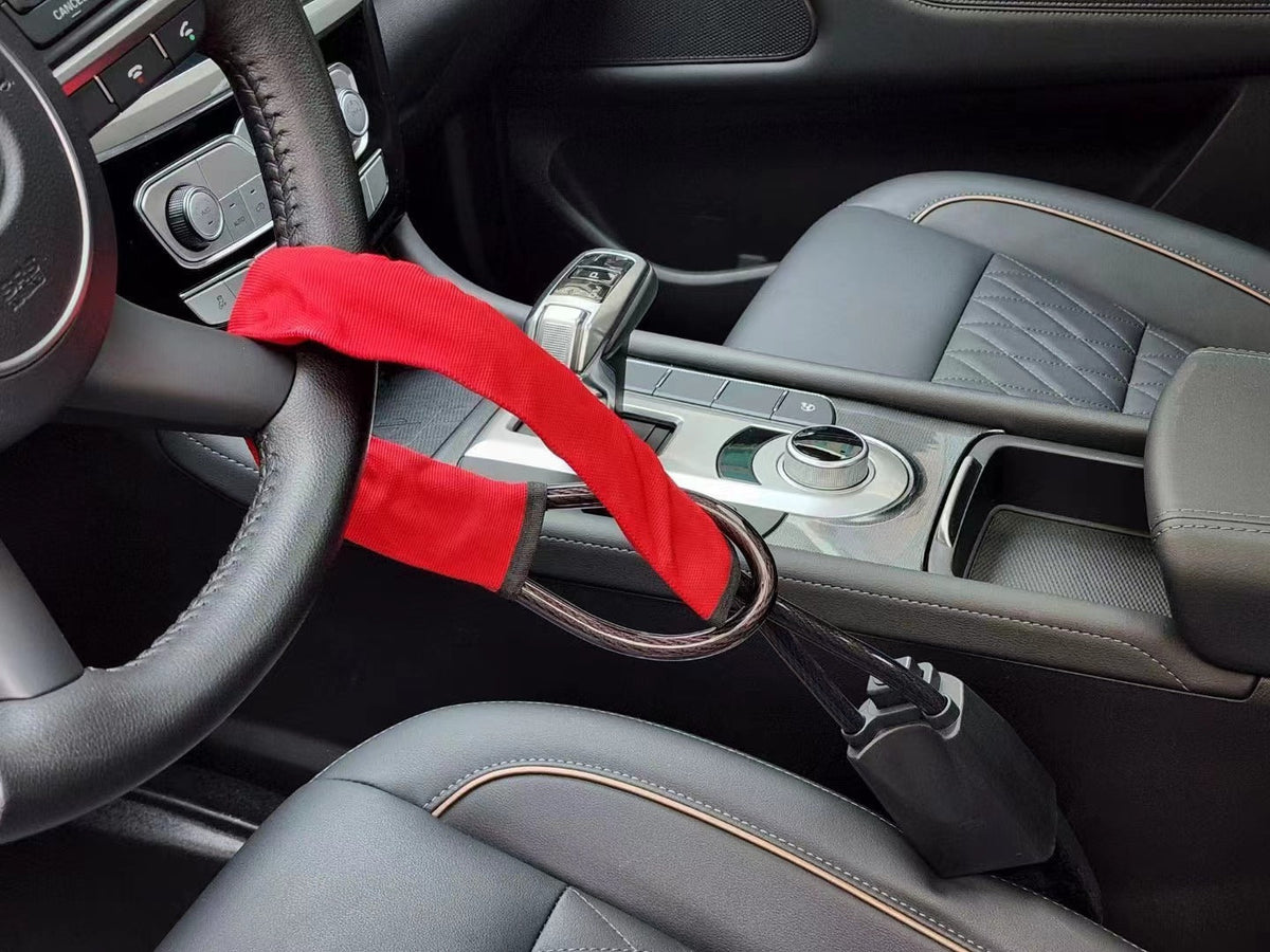 Steering Wheel Anti-Theft Cable Lock – product detail view 4