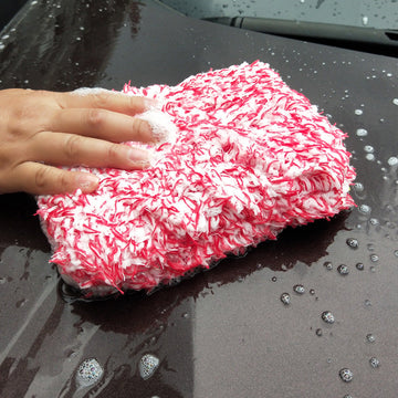 Plush Microfiber Car Wash Sponge - main product image