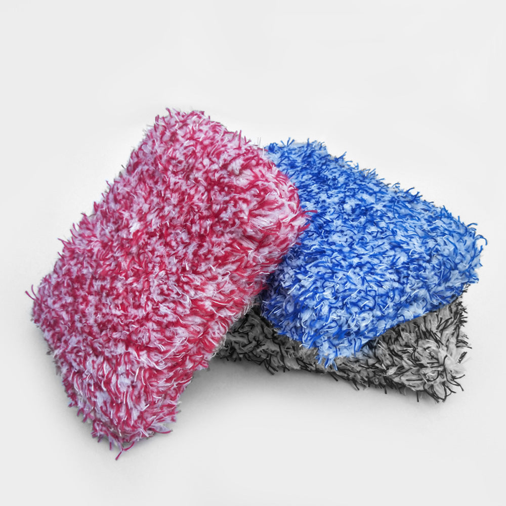 Plush Microfiber Car Wash Sponge – product detail view 3