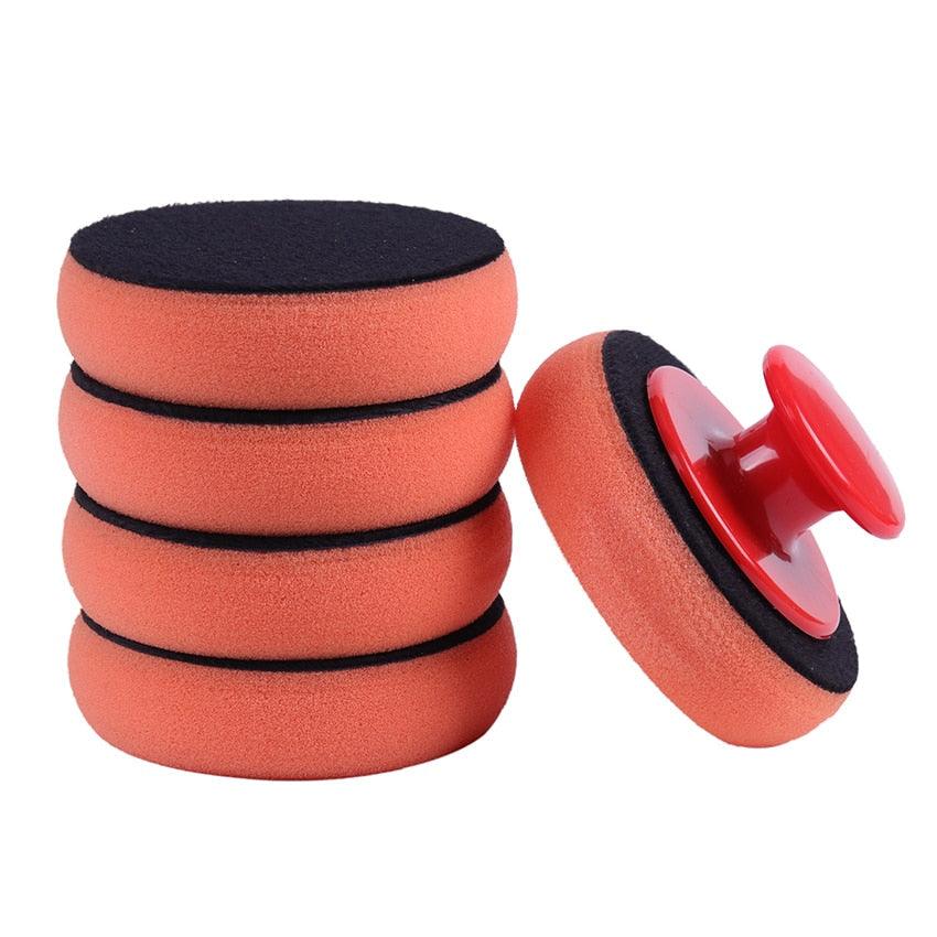 5-Piece Microfiber Car Wax Applicator Pad Set - main product image