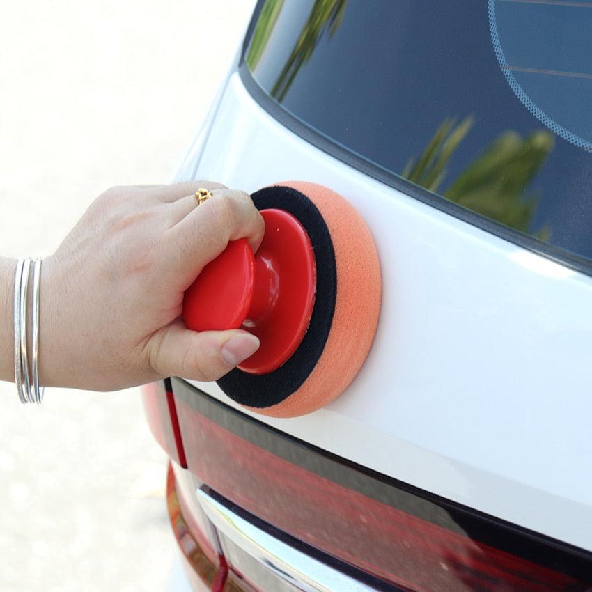 5-Piece Microfiber Car Wax Applicator Pad Set – product detail view 2