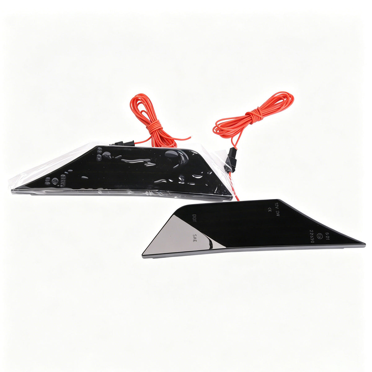 Honda Civic smoked side marker LED lamp close-up