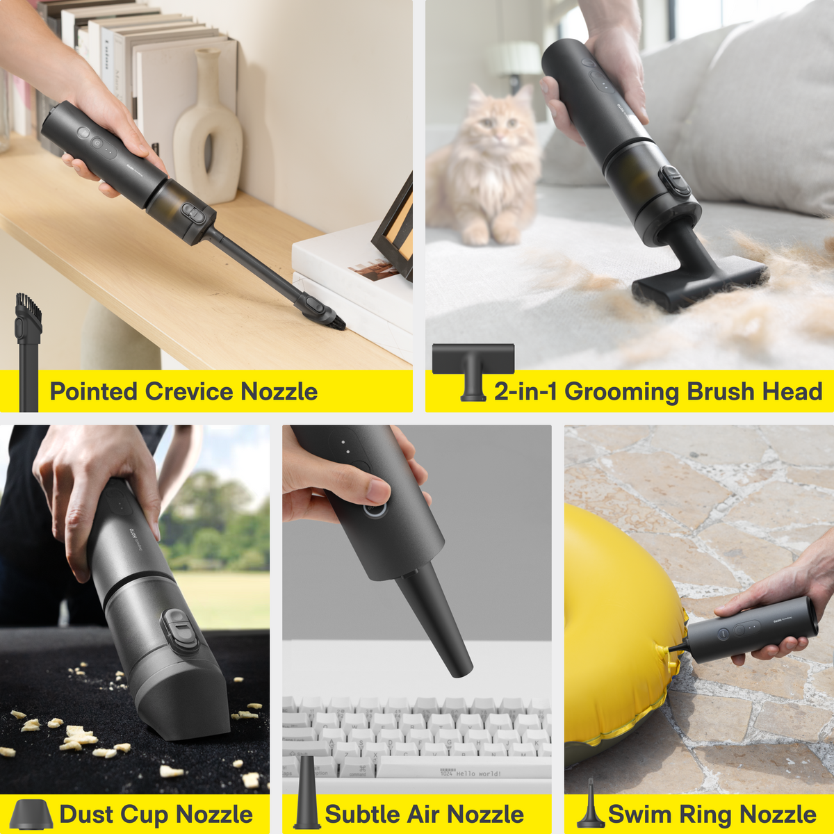 HOTO AutoCare Air Duster & Vacuum – product detail view 4