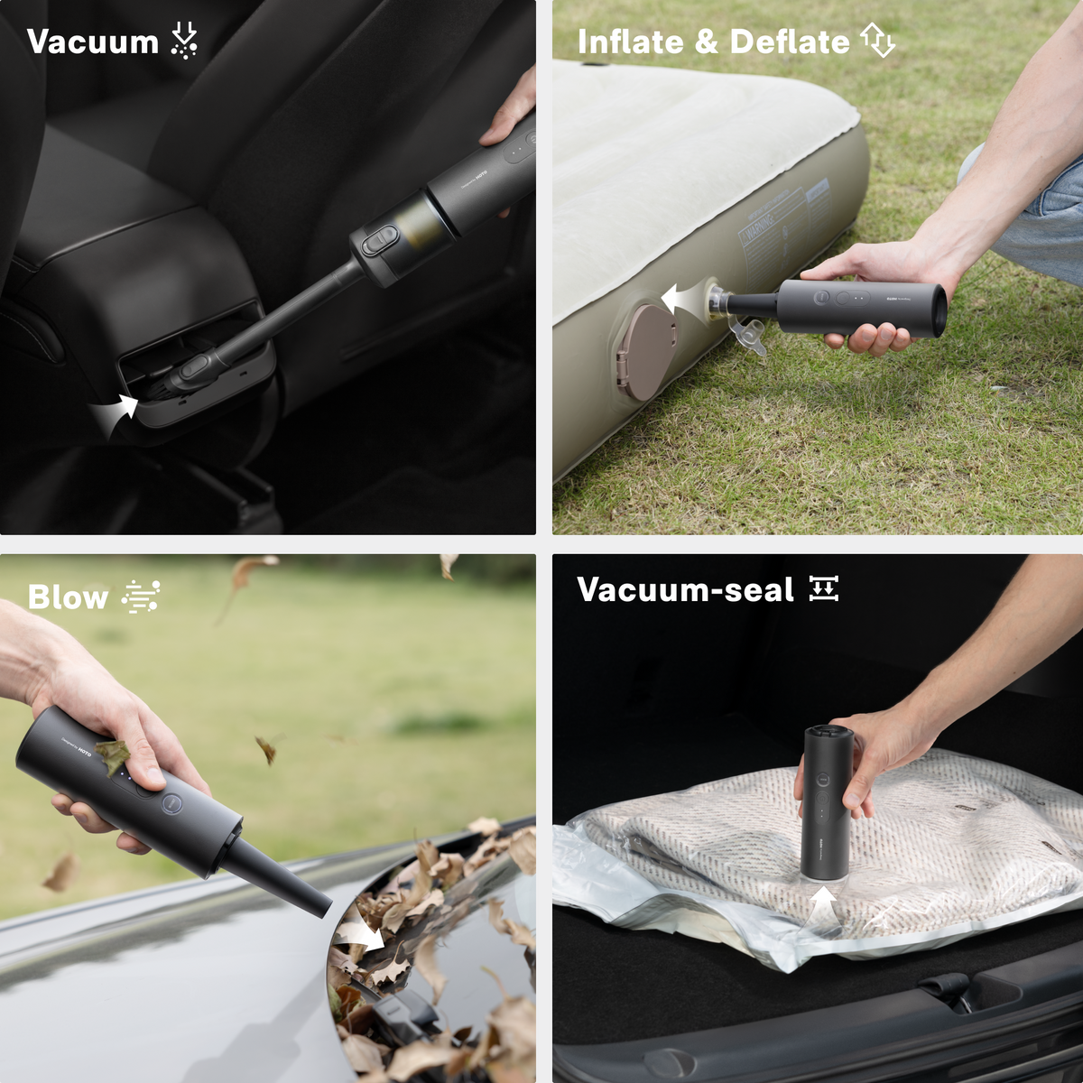 HOTO AutoCare Air Duster & Vacuum – product detail view 5