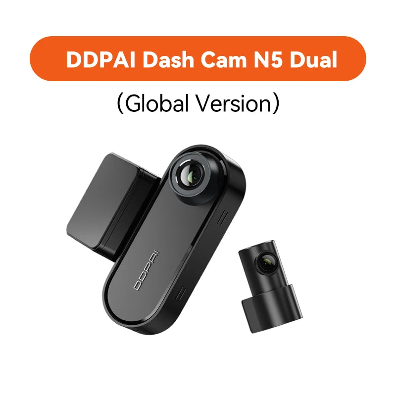 DDPAI N5 Dual 4K Front & Rear Dash Cam — US Stock