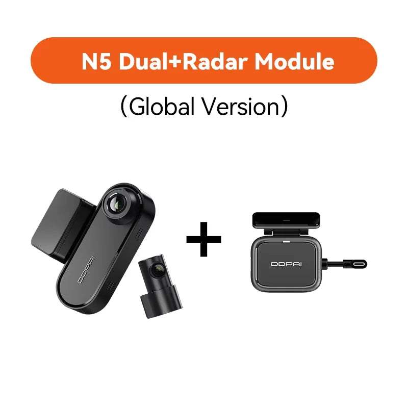 DDPAI N5 Dual 4K Front & Rear Dash Cam — US Stock