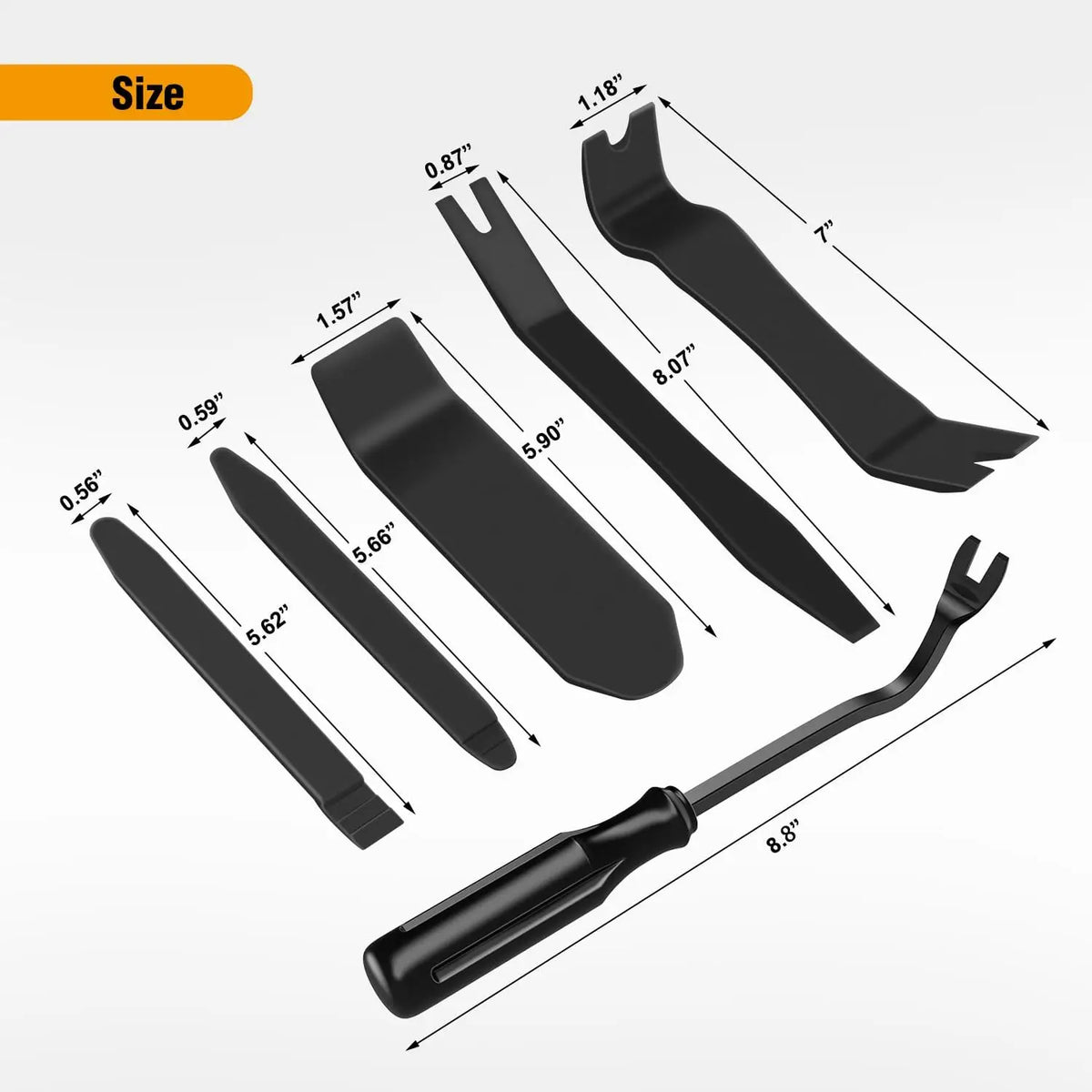 Nilight 6-Piece Interior Trim Removal Tool Kit