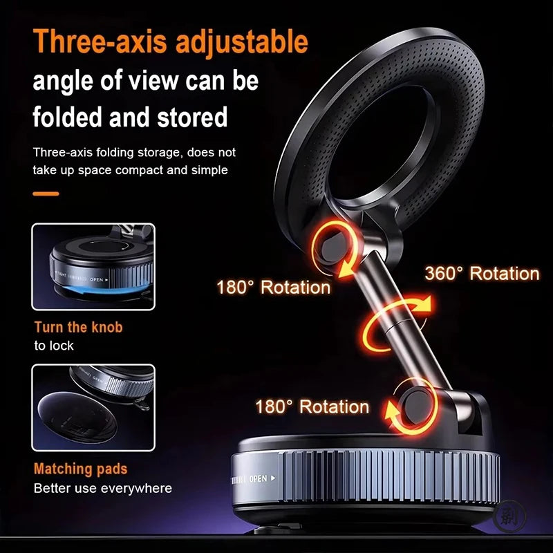 STECOOM™ Foldable Magnetic Suction Phone Mount