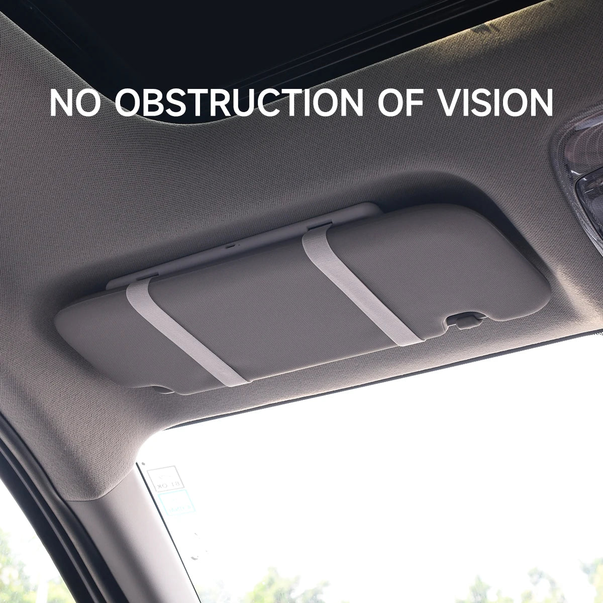 FCCEMC LED Car Sun Visor Vanity Mirror – Adjustable Light