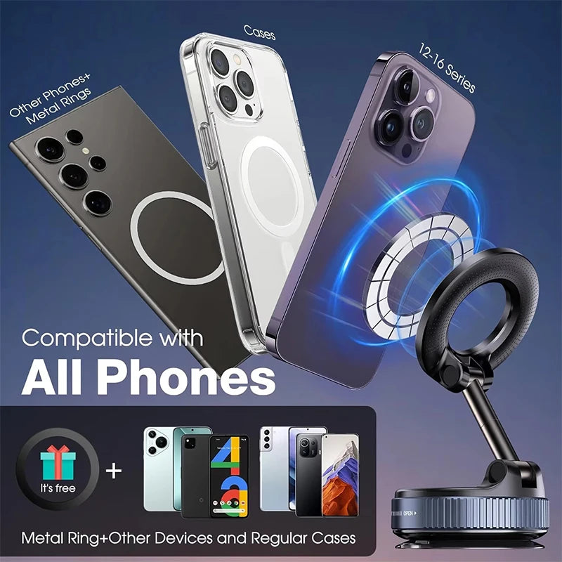 STECOOM™ Foldable Magnetic Suction Phone Mount
