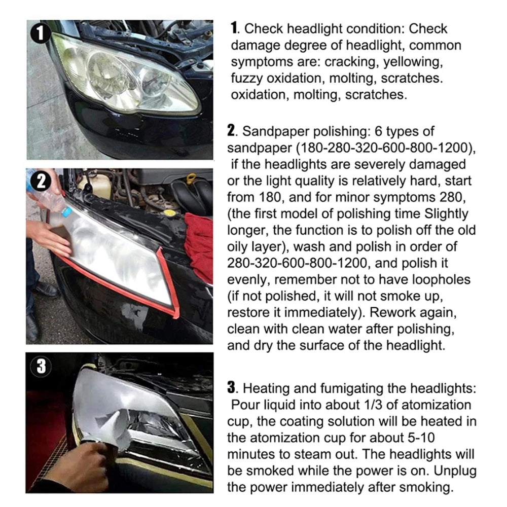 300ml Headlight Polishing & Restoration Kit