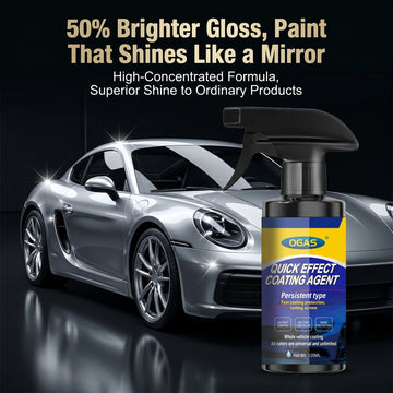 OGAS 120ml Car Paint Gloss & Waterless Wash Spray