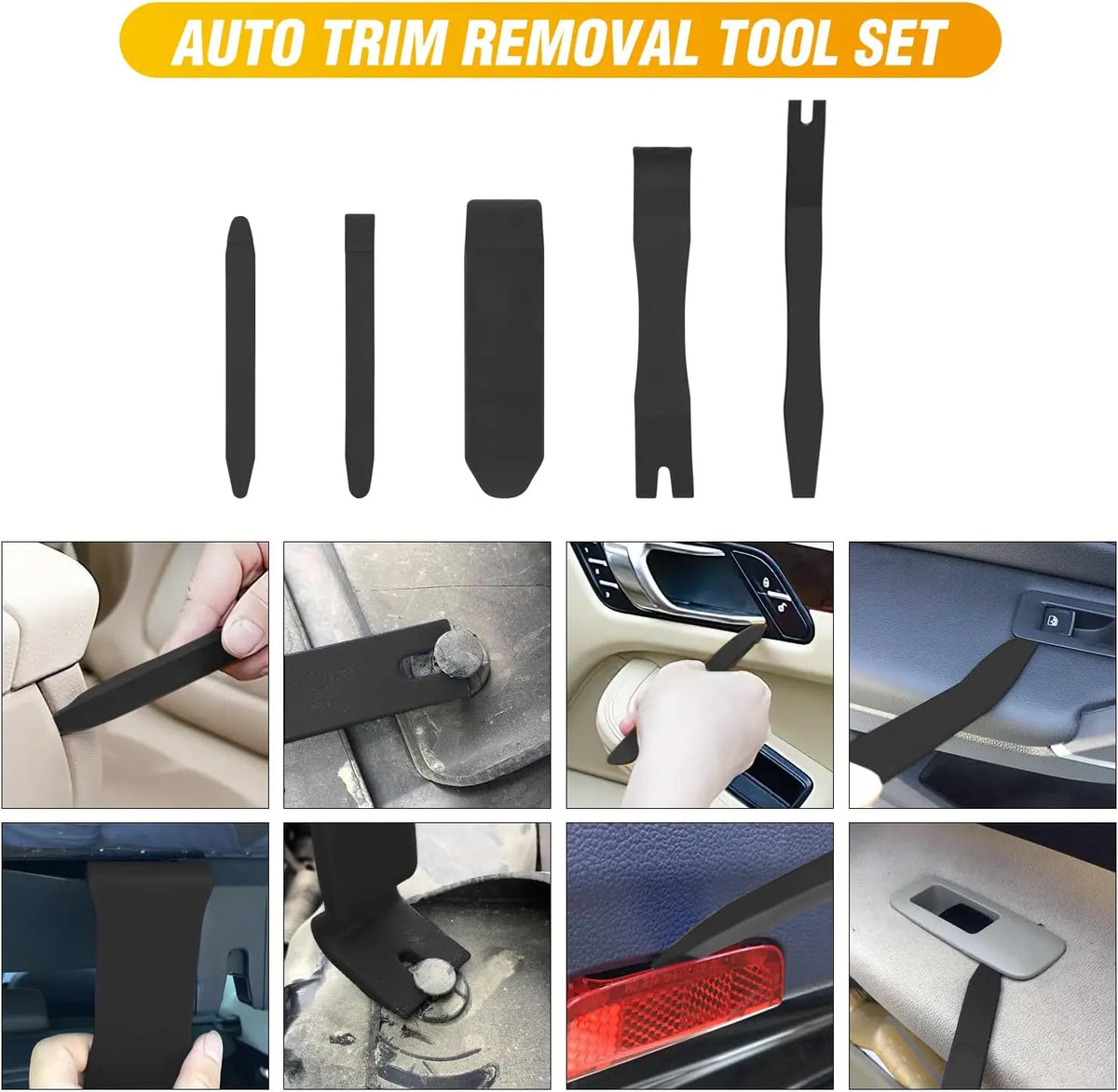 Nilight 6-Piece Interior Trim Removal Tool Kit