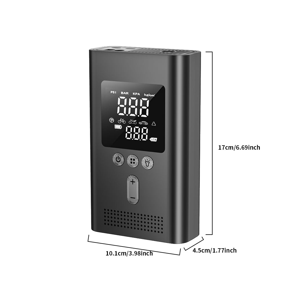 Digital tire inflator jump starter – product accessories image