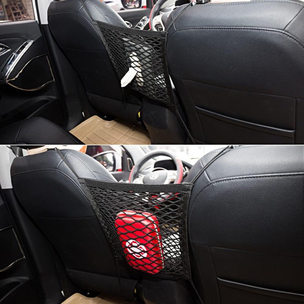 Car Seat-Back Mesh Storage Net – product detail view 4