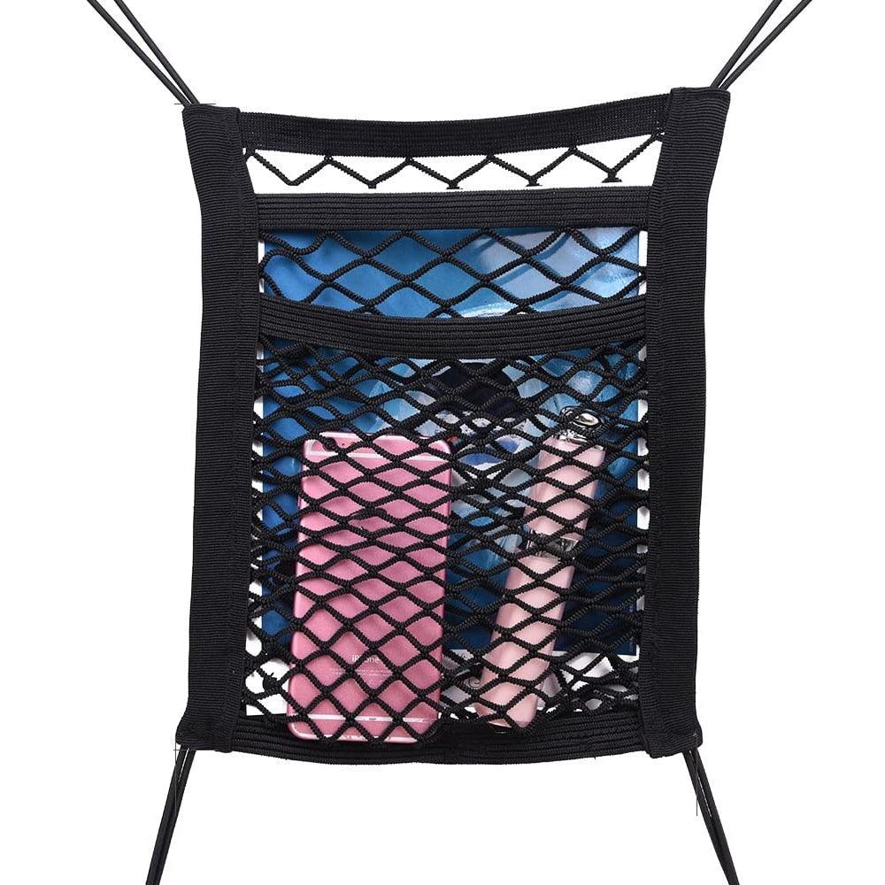 Car Seat-Back Mesh Storage Net – product detail view 3