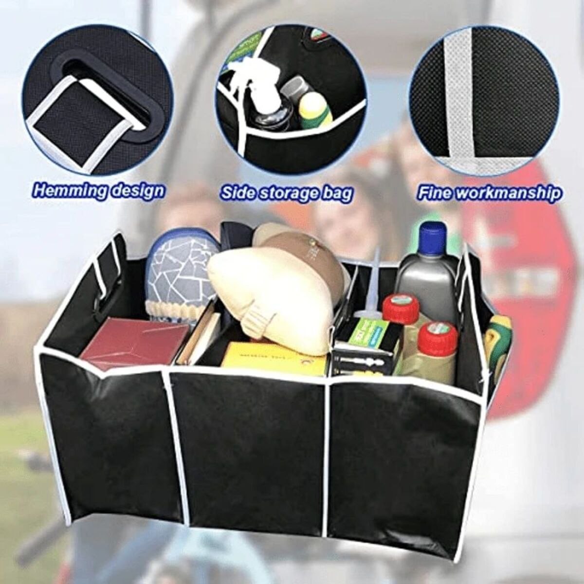 Foldable Multi-Pocket Boot Organiser – product detail view 4