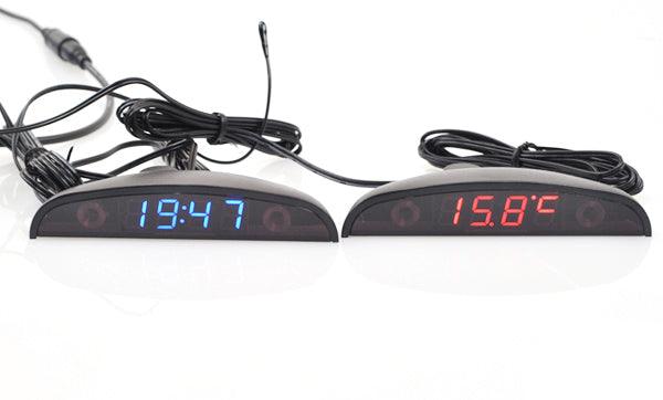 3-in-1 Car Clock, Voltmeter & Thermometer – product detail view 13