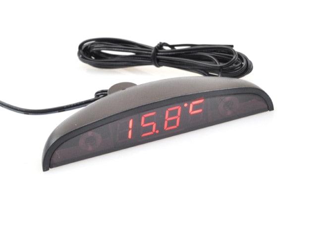 3-in-1 Car Clock, Voltmeter & Thermometer – product detail view 12