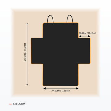 STECOOM™ SUV Boot Cargo Liner – Black – clean source-accurate studio product photo